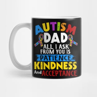 autism dad autism awareness Mug